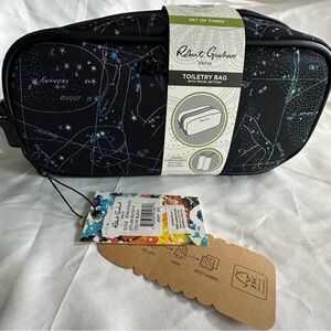 Robert Graham Black Toiletry Bag